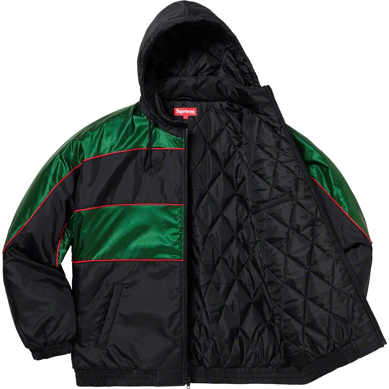 Sports Piping Puffy Jacket view 5